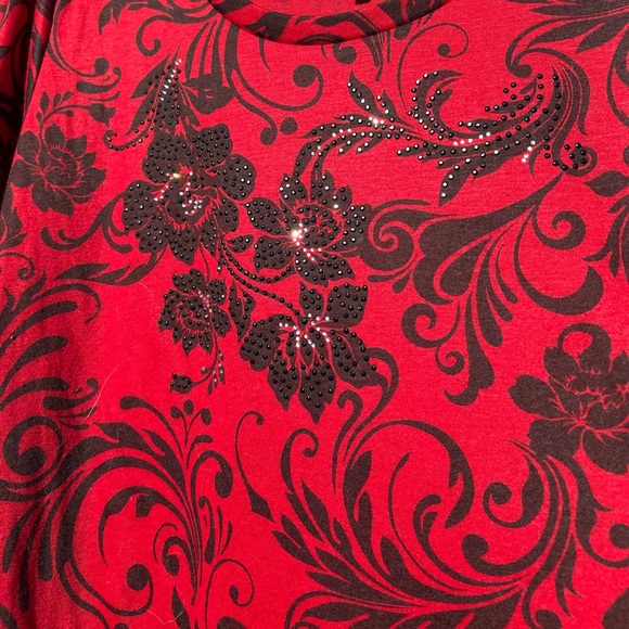 Y2K Rhinestone Tee - Picture 3 of 4